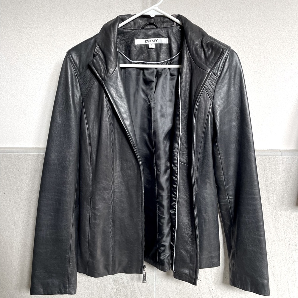 Dkny Leather Jacket - image 1